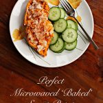 perfect microwaved 'baked' sweet potato | Sweet Anna's