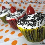 One-minute Vegan Microwave Black Forest Cupcakes |