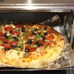 First run: frozen pizza in a countertop oven – Tasty Island