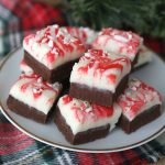 Easy Peppermint Bark Fudge {in the microwave!} - It's Always Autumn