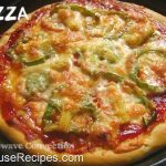 Make Veg Pizza in Microwave Convection Oven Recipe -  inHouseRecipesinHouseRecipes