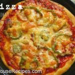 Make Veg Pizza in Microwave Convection Oven Recipe -  inHouseRecipesinHouseRecipes