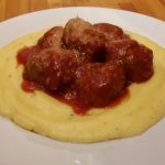 Meatballs with polenta – Smugface Lazybones