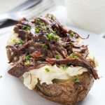 Pot Roast Twice Baked Potato - I Am Homesteader