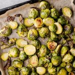 Simple Roasted Brussels Sprouts | Chelsea Joy Eats