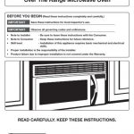 Samsung 2.0 cu. ft. Over The Range Microwave with Sensor Cooking -  ME20H705MSS/AA - Installation Guide ver.