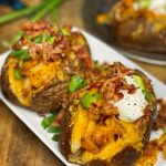 Shrimp Stuffed Baked Potato -