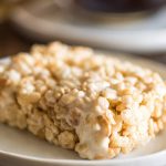 Single-serve Rice Krispie Treat in the Microwave - Baking Mischief