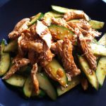 How to Make Yummy Spicy 'Goma-ae' Chicken & Cucumber - IZZARA