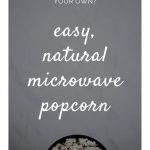 Paper Bag Popcorn in the Microwave | Food&Fabric