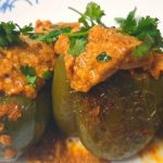 Stuffed capsicum with groundnut masala - Avo Avo