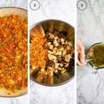 Easy Vegan Stuffing - NOT dry and full of cozy flavor!