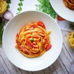Tagliatelle with mortadella ragù - PassionSpoon recipes
