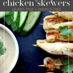 thai chicken skewers with peanut-free satay sauce - the best party food