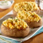 Twice Baked Microwave Potatoes Recipe from H-E-B