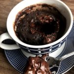 Molten Chocolate Mug Cake-Eggless Recipe - The Home Maker Baker