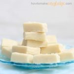 VANILLA FUDGE: Easy 4-ingredient microwave vanilla fudge recipe!