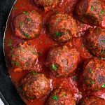Vegan Meatballs - full of spicy Italian flavor and SO meaty!