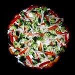 Crisp & Cool Vegetable Pizza – #FoodieScore