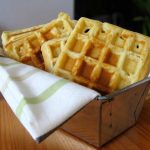 Waffles and easy microwave strawberry syrup | The Cookie Shop