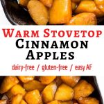 Vegan Sauteed Cinnamon Apples by Plant Power Couple