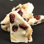 Cranberry Almond White Chocolate Bark - Hug For Your Belly