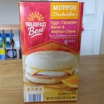 Breakfast Best Eggs, Canadian Bacon, and American Cheese Muffin Sandwiches  | ALDI REVIEWER
