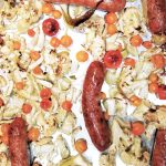 Recipe: Sausage Sheet Pan Dinner with Roasted Cauliflower, Fennel, and  Tomatoes – Claire Aucella