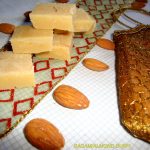 Sailaja Kitchen...A site for all food lovers!: Badam/Almond Burfi In  Microwave