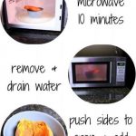 PERFECT SWEET POTATO - microwave in a bowl full of water for 10 minutes |  Recipes, Cooking recipes, Yummy food