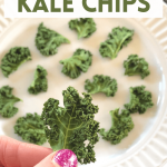 3 Minute Microwave Kale Chips - Cheerful Choices Food and Nutrition Blog