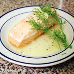 White Wine-Poached Salmon - bites out of life