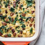 Paleo Breakfast Casserole with Bacon, Sausage, Sweet Potato, & Kale - A  Calculated Whisk