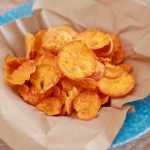 Homemade Sweet Potato Chips - Microwave! {VIDEO} - Rachel Cooks®