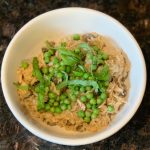 One Pot Creamy Parmesan Chicken, Mushroom & Brown Rice for 4 points