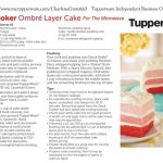 Ombré Layer Cake Microwave Recipe - Honey Oddments Cottage: Tupperware® Stack  Cooker Ombré Layer Cake Microwave… | Tupperware, Tupperware recipes, Microwave  recipes
