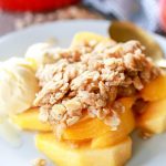 Microwave 3-Ingredient Peach Cobbler | Just Microwave It