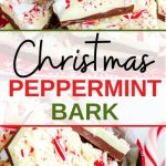 Easy White Chocolate Peppermint Bark | Hello Little Home