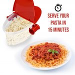 Microwave Pasta Cooker with Strainer, Food Grade Heat Resistant Pasta Boat  Vegetable Steamer Spaghetti Noodle Cooker with Capacity Up to 5 Pound, No  Mess, Sticking, or Waiting for Water to Boil |
