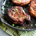 Pork Chop au Poivre with Red Wine-Shallot Sauce « Eye for a Recipe