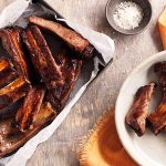 Baked Baby Back Ribs with Coleslaw (Samsung Smart Oven) |