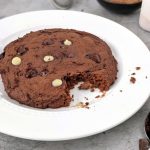 Big Double Chocolate Protein Cookie in a Microwave (No Egg, No Sugar, No  Oil) | Hayl's Kitchen