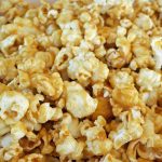 Curry Caramel Popcorn with Cashews and Coconut