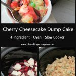 Cherry Cheesecake Dump Cake | Clean Fingers Laynie