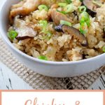 Chicken and Mushroom Rice in the Rice Cooker - Scruff & Steph