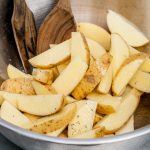 Air Fryer Baked Potatoes with Crispy Skin + VIDEO | Platings + Pairings