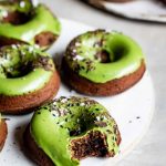 Chocolate Mochi Donuts with Chocolate or Matcha Glaze | Snixy Kitchen