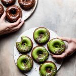 Chocolate Mochi Donuts with Chocolate or Matcha Glaze | Snixy Kitchen