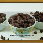 Microwave Chocolate covered raisins | Veg Inspirations