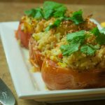 Microwave Stuffed Tomatoes | Beef Magazine